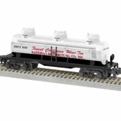 Lionel 1919292 S Scale National Distributing 3 Dome Tankcar #837