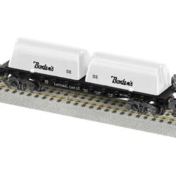 Lionel 2019151 S Scale Bordens Milk Flat Car #1350