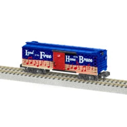 Lionel 2219150 S Scale USA Patriotic Sounds Boxcar