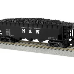 Lionel 2219312 S Scale Norfolk & Western 3 Bay Hopper #100028