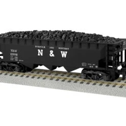 Lionel 2219314 S Scale Norfolk & Western 3 Bay Hopper #100042