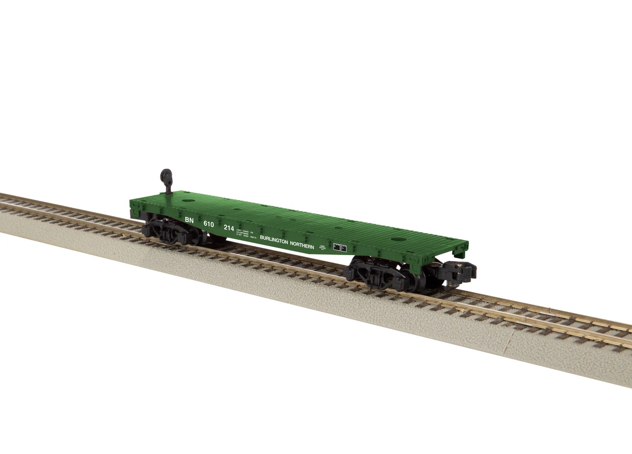 Lionel 2319061 S Scale Burlington Northern Flatcar #610214 3 Lionel 2319061 S Scale Burlington Northern Flatcar #610214