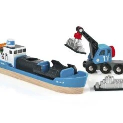 Brio 33534 Freight Ship & Crane
