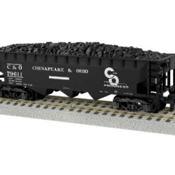 Lionel 44058 S Scale AF Chesapeake & Ohio 3-Bay Hopper #79611