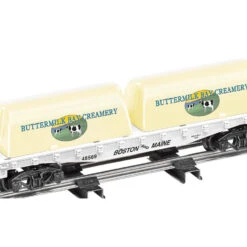 Lionel 48569 S Boston & Maine Buttermilk Bay Creamery Flatcar W/Milk Containers -Brio shop 648569 1 09753.1678550132