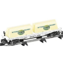 Lionel 48569 S Boston & Maine Buttermilk Bay Creamery Flatcar W/Milk Containers -Brio shop lnl48569 7918195b054e484a2f4505e25fc1eaf840ef44ca 2 50257.1678550132