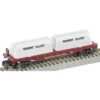 Lionel 48576 S Scale American Flyer Flatcar With Gilbert Dairy Milk Containers -Brio shop lnl48576 lionel lnl648576 s af flat w milk containers gilbert dairy 778009333 03983.1609769688