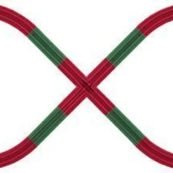 Lionel 49889 S Scale AF FasTrack Figure 8 Add-On Track Pack