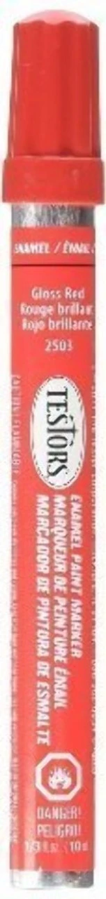 Testors Enamel Paint Marker-Gloss Red 4 Testors Enamel Paint Marker-Gloss Red - Image 2
