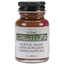 TESTORS Createfx Acrylic Wash 1oz-Mahogany