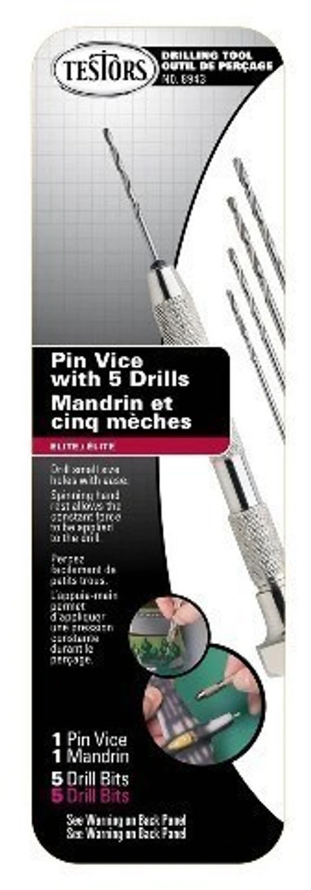TESTORS Pin Vice & 5 Drill Bits Tool 6 TESTORS Pin Vice & 5 Drill Bits Tool - Image 4