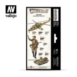 Vallejo 70221 WWIII Soviet Armour & Infantry (Set Of 8) 17 Ml Bottles -Brio shop vallejo wargames wwiii soviet armour infantry 70221 back 47294.1663829350