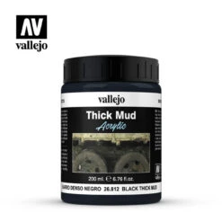 Vallejo 26812 Black Mud 200 Ml