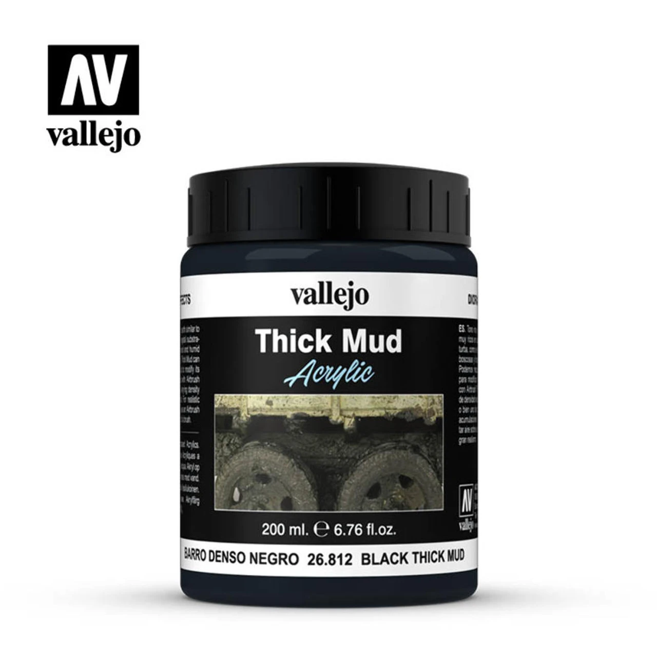 Vallejo 26812 Black Mud 200 Ml 3 Vallejo 26812 Black Mud 200 Ml