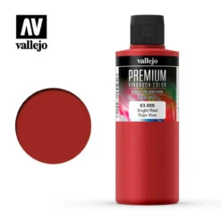 Vallejo 63005 Bright Red 200 Ml