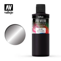 Vallejo 63053 Metallic Black 200 Ml
