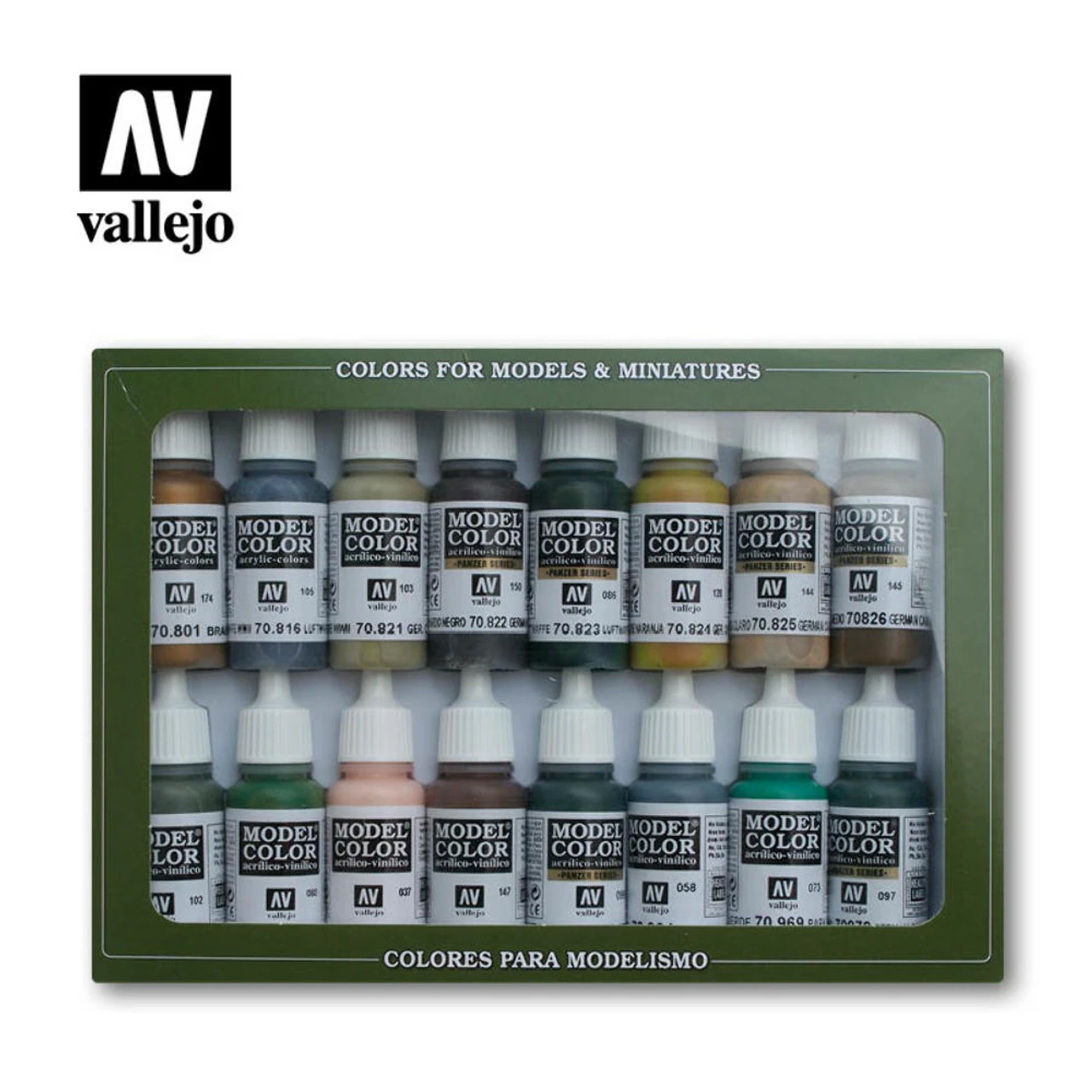 Vallejo 70114 German Camouflage WWII (16 PK) 3 Vallejo 70114 German Camouflage WWII (16 PK)