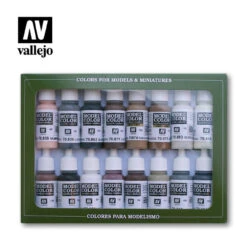 Vallejo 70144 Equestrian Colors (Set Of 16) 17 Ml Bottles