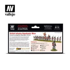Vallejo 70163 British Infantry Napoleonic Wars (Set Of 8) 17 Ml Bottles -Brio shop vlj70163 2e61fb40f9734595370fb85d9bdc5bce499523e1 2 42962.1645857603