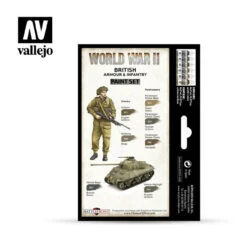 Vallejo 70204 WWII British Armour & Infantry (6 PK) 8 Vallejo 70204 WWII British Armour & Infantry (6 PK) -Brio shop vlj70204 vallejo 70204 wwii british armour infantry 6 pk 2 98125.1678586967
