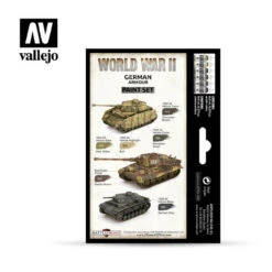 Vallejo 70205 WWII German Armour (6 PK) -Brio shop vlj70205 vallejo 70205 wwii german armour 6 pk 2 93317.1678587627