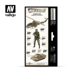 Vallejo 70220 WWIII American Armour & Infantry (Set Of 8) 17 Ml Bottles -Brio shop vlj70220 cf265d7abdc43787cc7bb91013d6e66e48e73a5b 2 09854.1656386061