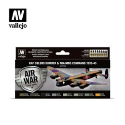 Vallejo 71145 RAF Colors Bomber & Training Air Command 1939-1945 (8 PK) -Brio shop vlj71145 vallejo 71145 raf colors bomber training air command 1939 1945 8 pk 46335.1678588000