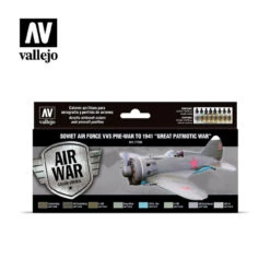 Vallejo 71196 Soviet Air Force VVS Pre-war To 1941 ?Great Patriotic War? (Set Of 8) 17 Ml Bottles -Brio shop vlj71196 7e02da090d64becb80fbdbc1a6a7e8a346376987 07880.1678586255