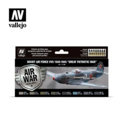 Vallejo 71198 Soviet Air Force VVS 1943 To 1945 ?Great Patriotic War? Set (8 PK)