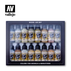 Vallejo 71208 German WWII Europe & Africa (Set Of 16) 17 Ml Bottles