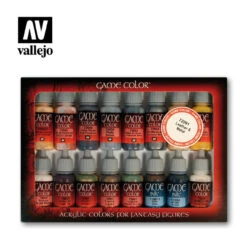 Vallejo 72291 Leather & Metal (Set Of 16) 17 Ml Bottles